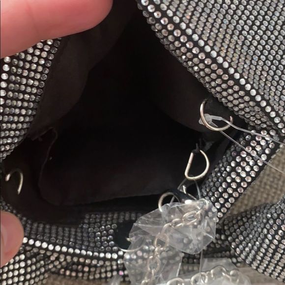 10. NWOT Free People Rhinestone Embellished Bag - Picture 4 of 14
